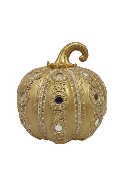 BİEV Biev Küçük Kabak Biblo Altın 15x15 cm