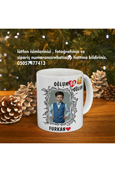 sıradışıhediyem oğlum da oğlum kişiselliştirilmiş resimli kendin tasarla isme...