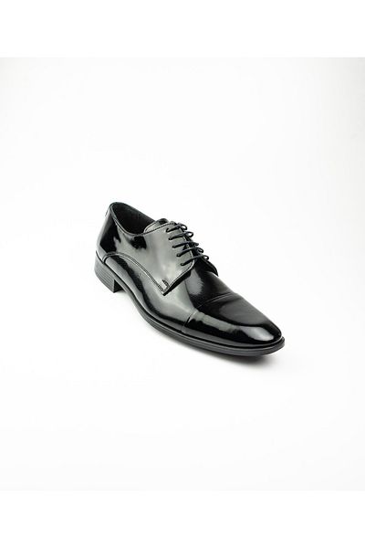 MARCOMEN Marco Rossi 5276 Black Patent Leather Men's Classic Shoes