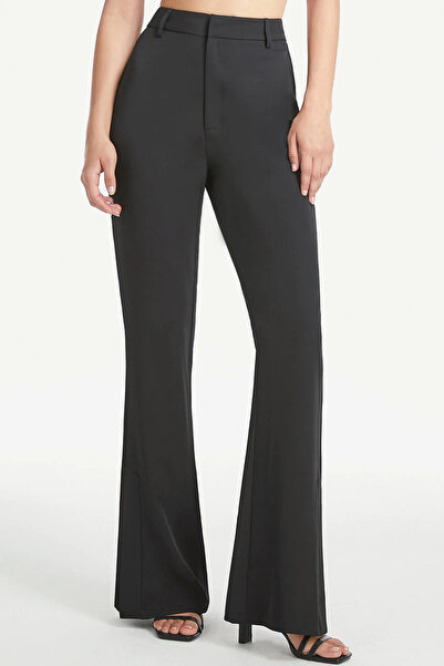 ipek atlas X Nurbeli Kadın İspanyol Paça Basic Pantolon