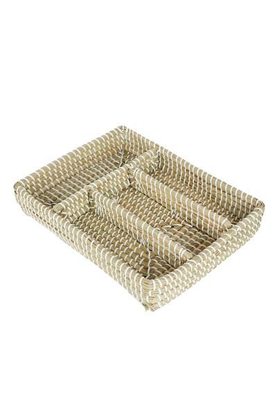 KANCAEV Tray/spoon holder, wicker, 36*26cm.