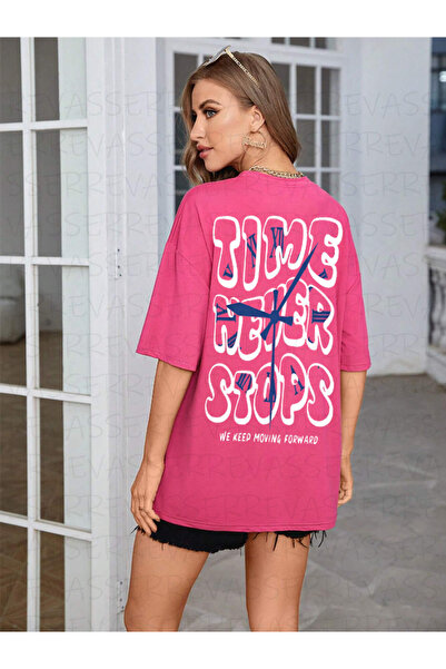 Revasser Unisex Γυναικείες/Ανδρικές Time Never Stops Πολύχρωμο, προσαρμοσμένο...