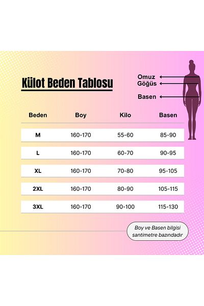 Sinem Yıldız Çamaşırları Pack of 6 High Waist Panties