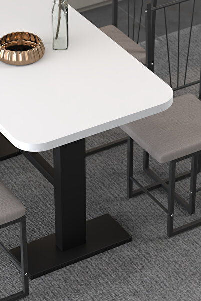 Retodesign KLAS 70/140 BEYAZ YEMEK MASASI, MUTFAK MASASI , KAFE MASASI 1690B