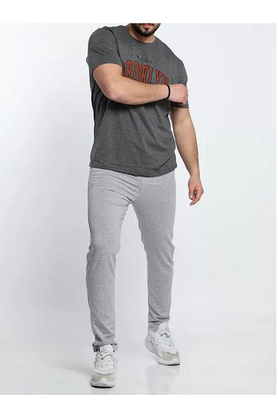 FUNSTYLE Ανδρικό παντελόνι casual μαύρο ίσιο