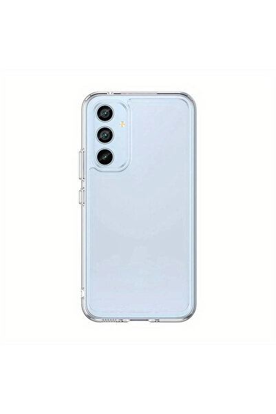 Merwish Samsung Galaxy A54 Uyumlu 2 mm Lüx Sararmaz Silikon Kılıf Kapak Şeffaf