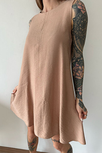 CİDDE Women's Sleeveless Bell Dress