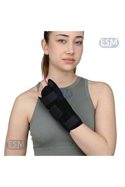 ESM Orthopedic Thumb Supported Hand Wrist Brace Nerve Compression Injury Free Size