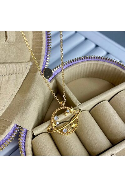 Elifsu Jewelry قلادة ذهبية من فخامة المشتري