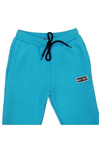 MonCherry Pantaloni de sport pentru copii cu talie elastică și panglică în interior