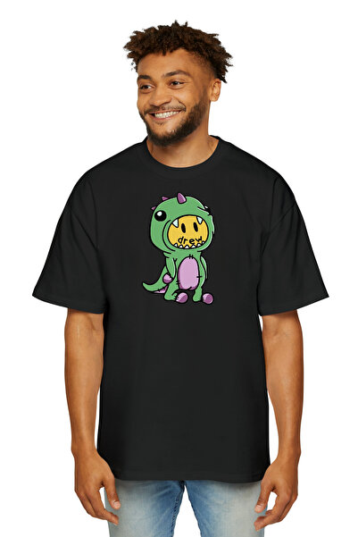 C&C OKULCUNUZ Drew Design T-shirt sa printom, crno-bela, oversize