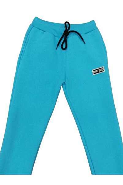 MonCherry Pantaloni de sport pentru copii cu talie elastică și panglică în interior