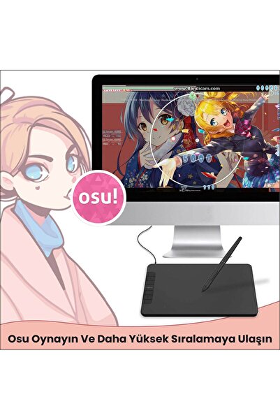 Veikk Vk640 6 X 4" 6 Kısayol Tuşlu Grafik Tablet + Kalem