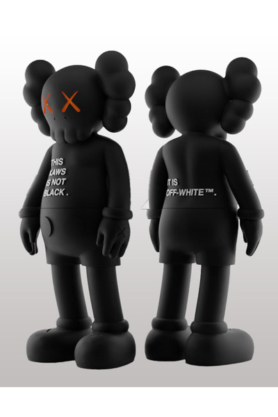 Goplast Premium KAWS BLACK benzeri Companion Figür Büyük Boy