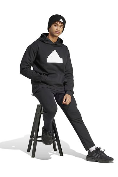 adidas Μαύρο ανδρικό φούτερ με κουκούλα Ir9181 M