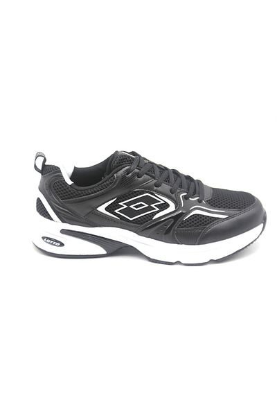 Lotto Men's Black and White Running Shoes 4m Athens 4fx