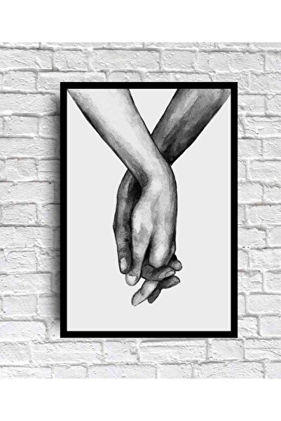 icase Love Aşk El El Holding Hands Εικόνα Ερωτευμένων, Διακοσμητικός πίνακας ...