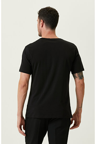 Network Чорна футболка з короткими рукавами