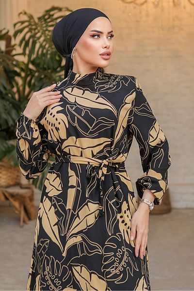Bestenur Φόρεμα Eliy Woven Viscose 830 - Mink