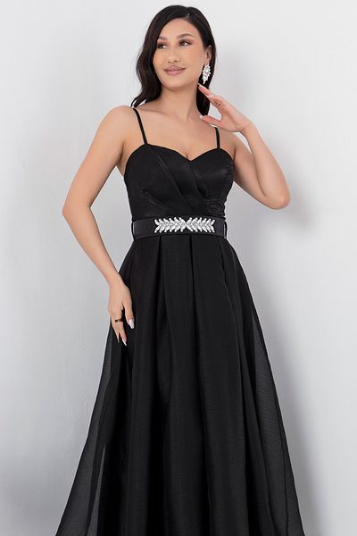 PULLIMM Tulle Midi Strap Dress - DNS1540