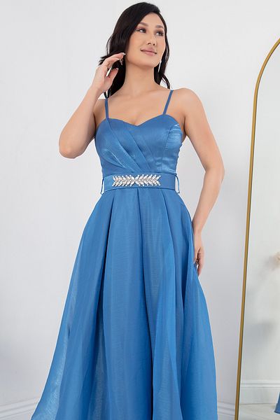 PULLIMM Tulle Midi Strap Dress - DNS1540