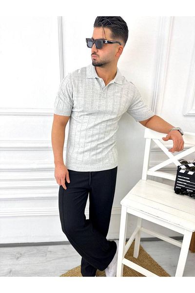 elkumoda Μπλουζάκι που αναπνέει κατά του ιδρώτα Μπλουζάκι με λαιμόκοψη με λεπτή εφαρμογή