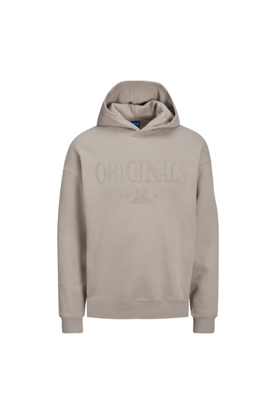 Jack & Jones Kapüşon Yaka Krem Erkek Sweatshırt 12248784_JORSHADOW SWEAT HOOD...