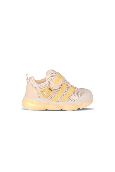 Vicco Orante Unisex Orthopedic Baby Beige Lighted Sneaker