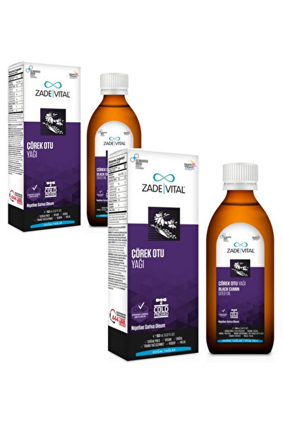 Zade Vital Çörek Otu Yağı 150 ML Sıvı Cam Şişe X2