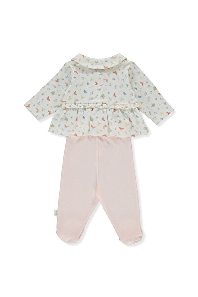 Bebetto SÜPREM DOUBLE BOOTIES PAJAMAS SET 2 Pieces (HAPPY GARDEN) F 1317