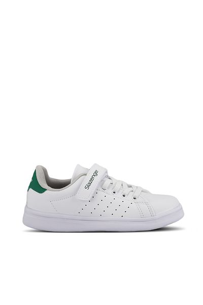 Slazenger PIANO I Unisex White Green Sneaker Shoes