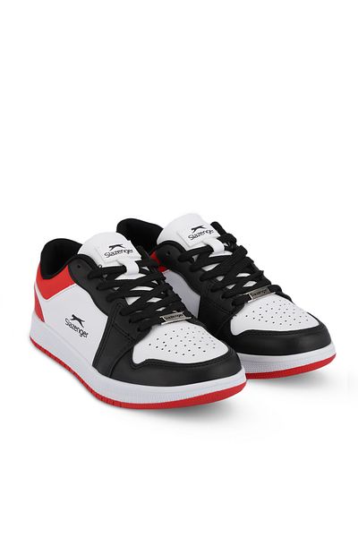 Slazenger PRINCE I White Black Red Women's Sneaker Shoes