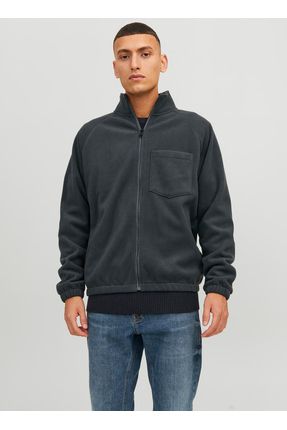 Jack Jones Kapu on Yaka Gri Erkek Sweatsh rt 12241924 jprbluranger Sweat Z p H g Fiyat Yorumlar Trendyol