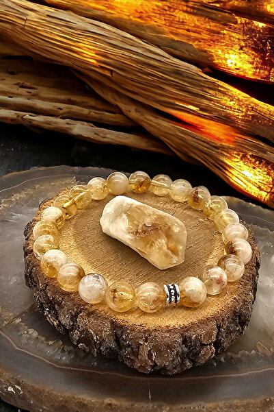 NBS Beautiful Naturel Stones Sitrin ( Taş Hediyeli ) ( Para , Bereket , Bollu...