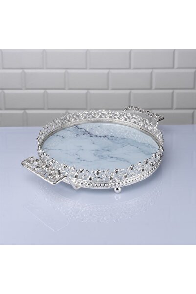 Generic Brand Marble Small Tray, 25 Cm, Stylish and Convenient Kitchen Accessory