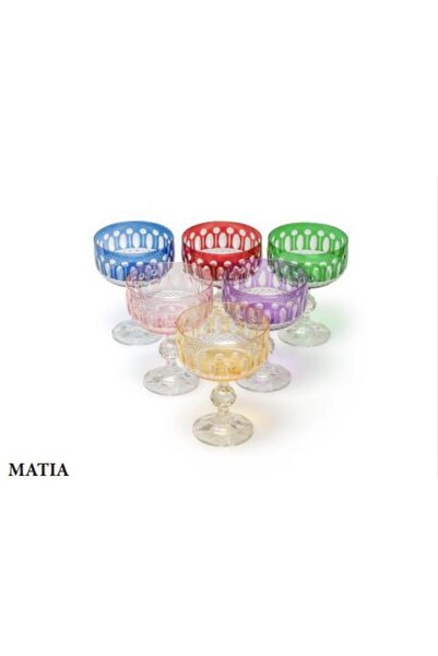 Bohemia Matia Renkli Kesme Dondurmalık / Çerezlik 200ml