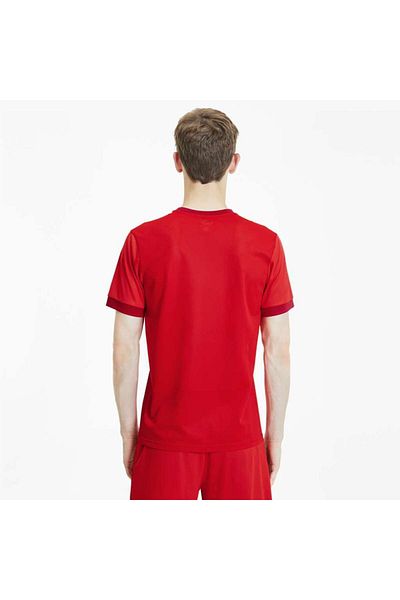 Puma Team Goal 23 Jersey Men's Red Round Neck T-Shirt