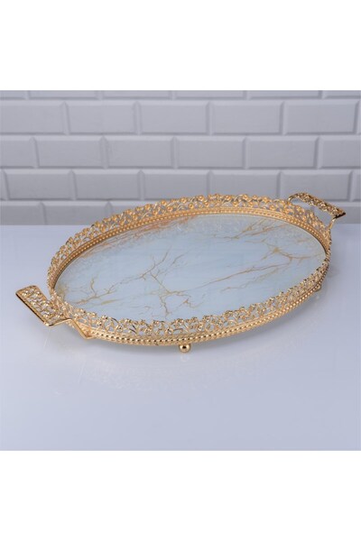 USTAOGLUHOME LUXURY OVAL MEDIUM SIZE TRAY 27CM