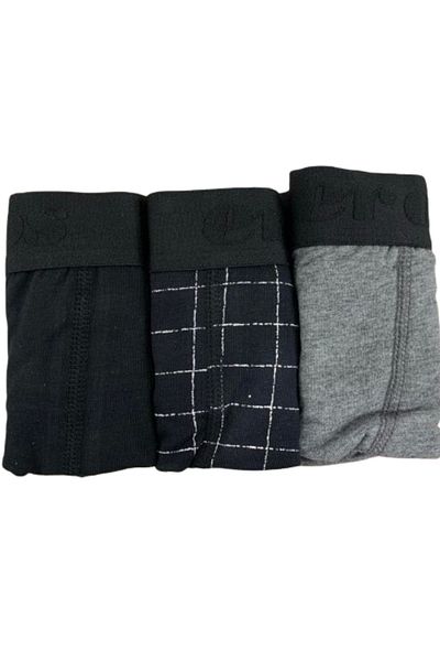Eros Pijama Eros Compact βαμβακερό σετ μπόξερ 3 τεμαχίων σε μικτό κουτί