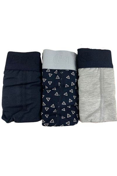 Eros Pijama Eros Compact βαμβακερό σετ μπόξερ 3 τεμαχίων σε μικτό κουτί