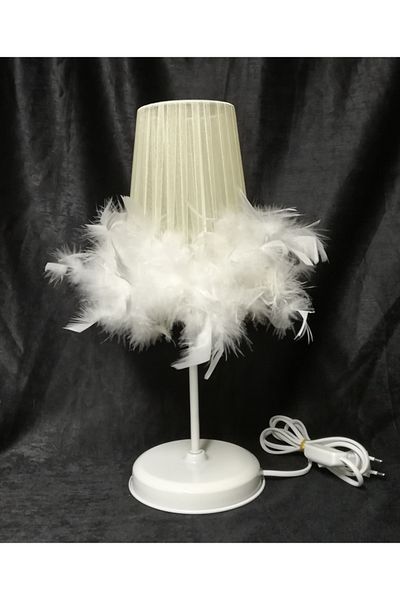TEKAY AYDINLATMA Feather boy girl children's room bedroom lamp with color options