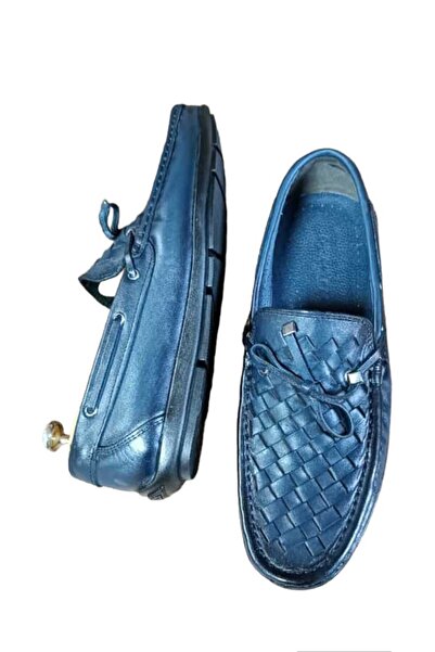 capel hor-se МЪЖКИ РЪЧНО ПЛЕТЕНИ ОБУВКИ ОТ ЕСТЕСТВЕНА КОЖА, СИНИ, С ПО-ДОБЪР ПРИСТЪПКА