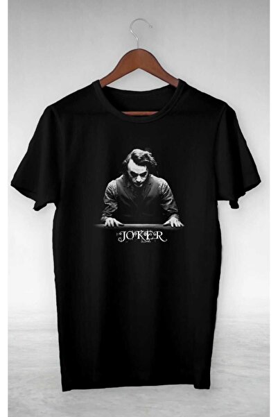 PERISENSE Tricou supradimensionat cu imprimeu Joker Thought1, unisex, pentru ...