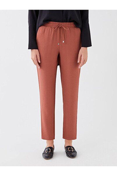 LC Waikiki LCWAIKIKI Basic Carrot Cut Women's Trousers with Elastic Waist