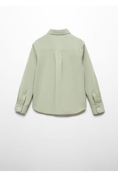 MANGO Kids Hemd aus Baumwolle im Regular Fit
