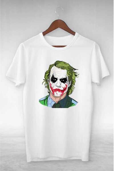 PERISENSE Tricou oversize cu imprimeu Lone Joker, unisex, femei, bărbați