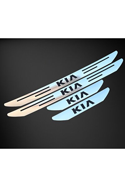 Cartex KİA Araçlarına Uyumlu Kapı Eşik Yazısı Krom