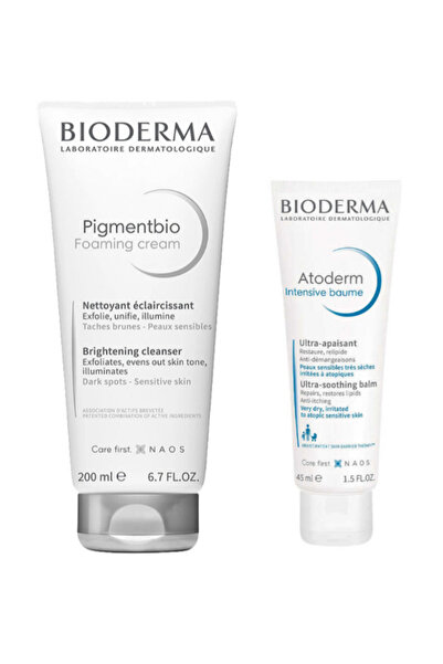Bioderma Pigmentbio Foaming Cream 200ml ve Atoderm Intensive Baume 45ml + Çanta Hediyeli Set