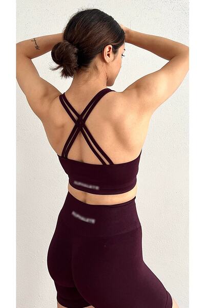Zeynos Giyim Profesyonel Spor Seamless Şort Bralet Takım