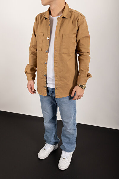 WAMOSSALAPLI GABARDIN DENIM SHIRT